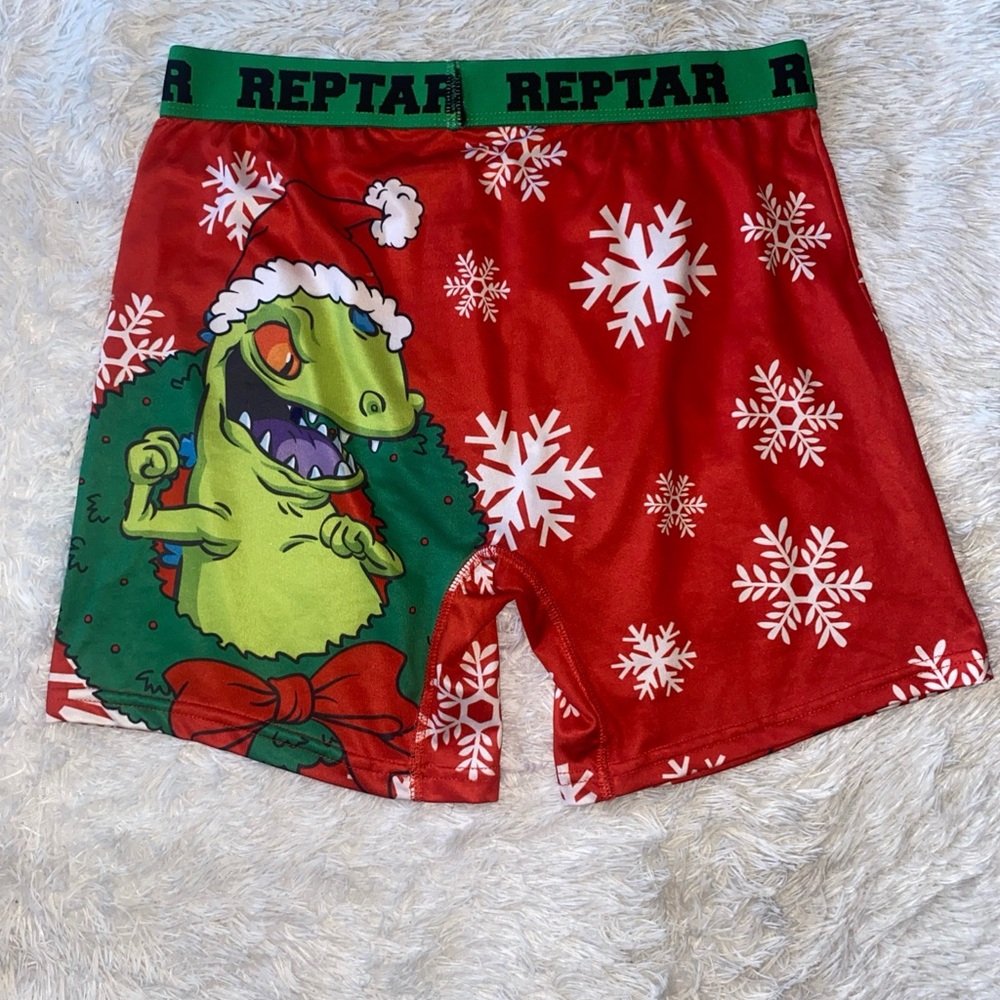 Reptar Christmas Boxer Briefs Shorts